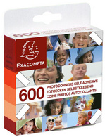 EXACOMPTA Foto-Ecken, transparent, selbstklebend