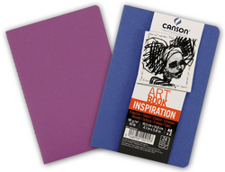 CANSON Skizzenheft Art Book Inspiration, A6, blau / violett