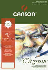 CANSON Zeichenpapierblock C à grain, DIN A3, 180 g/qm