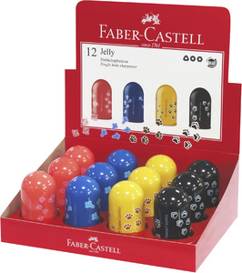 FABER-CASTELL Einfachspitzdose Jelly, im Display