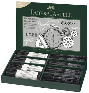 FABER-CASTELL Tuschestift PITT artist pen, 68er Display