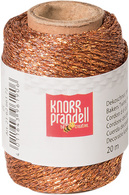 KNORR prandell Dekoschnur Metallic kupfer, 20 m