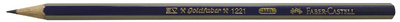 FABER-CASTELL Bleistift GOLDFABER, sechseckig, Härtegrad: 5B