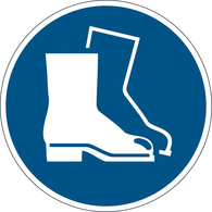 DURABLE Sicherheitskennzeichen Fußschutz benutzen