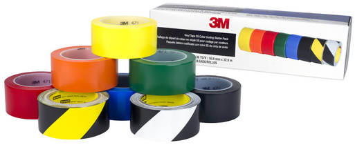 3M PVC-Klebeband 5S-Farbkodierungs-Starterpaket