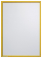 FRANKEN Magnet-Tasche / Dokumentenhalter, DIN A4, gelb