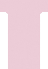 EXACOMPTA T-Karten, Größe 2 / 60 mm, 160 g/qm, rosa