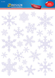 AVERY Zweckform ZDesign Weihnachts-Fensterbild Schneeflocken