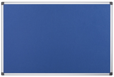 Bi-Office Filztafel Maya, 1.200 x 900 mm, blau