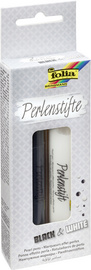 folia Perlenstifte Black & White, 30 ml, 2er Set