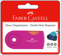 FABER-CASTELL Doppelspitzdose SLEEVE, farbig sortiert