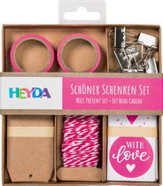 HEYDA Verpackungs-Set Schöner Schenken, rot