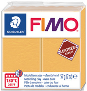 FIMO EFFECT LEATHER Modelliermasse, elfenbein, 57 g