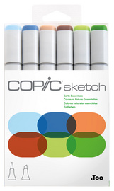 COPIC Marker sketch, 6er Set Earth Essentials