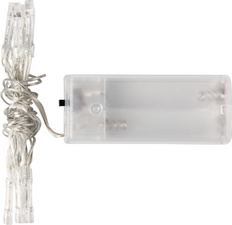 HEYDA LED-Lichterkette, transparent, 20 Lichter