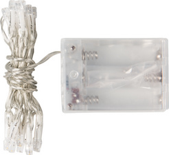 HEYDA LED-Lichterkette, transparent, 20 Lichter