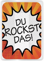 WEDO Brillen-Putztuch PocketCleaner DU ROCKST DAS!