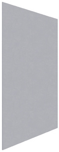 FRANKEN Modulare Textiltafel, (B)500 x (H)750 mm, grau
