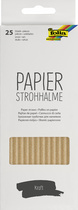 folia Papier-Trinkhalm WHITE, Länge: 200 mm