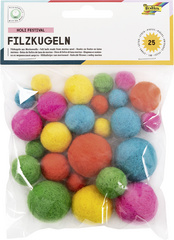 folia Filzkugeln PURE TREND, Merinowolle