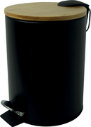 helit Tret-Abfallbehälter the bamboo, 3 Liter, schwarz