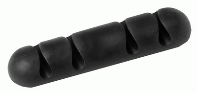 DURABLE Kabel-Clip CAVOLINE CLIP 4, 4 USB-Kabel, graphit