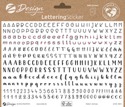 AVERY Zweckform ZDesign Trend Sticker LETTERING Buchstaben