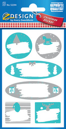 AVERY Zweckform ZDesign Weihnachts-Sticker Symbole