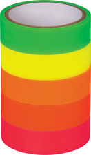 HEYDA Deko-Klebeband Neon Regenbogen, irisierend