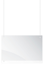 FRANKEN Schutzscheibe Plexiglas, (B)1.000 x (H)650 mm