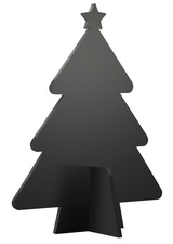 Securit 3D-Weihnachts-Kreidetafel TREE, schwarz