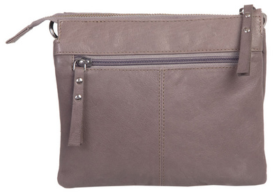 Alassio Damentasche AMBRA, aus Leder, Farbe: grau