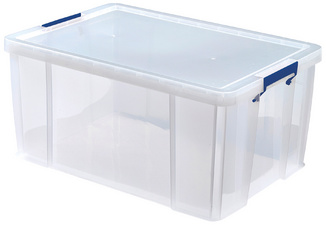 Fellowes Aufbewahrungsbox ProStore, 70 Liter, transparent