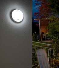 brennenstuhl LED Rundleuchte, mit Bewegungsmelder, weiß