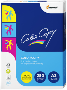 mondi Multifunktionspapier Color Copy, A3, 250 g/qm, weiß