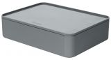 HAN SMART-ORGANIZER ALLISON – praktische Utensilienbox mit Innenschale und Deckel, granite grey, 1110-19