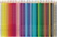 FABER-CASTELL 112435 Dreikant-Buntstifte Colour GRIP, 36er Etui