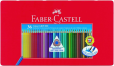 FABER-CASTELL 112435 Dreikant-Buntstifte Colour GRIP, 36er Etui