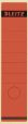 Leitz 1640 Rückenschilder - Papier, lang/breit, 10 Stück, rot