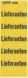 Leitz 1508 Inhaltsschild Lieferanten, selbstklebend, 100 Stück, gelb