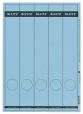 Leitz 1688 PC-beschriftbare Rückenschilder - Papier, lang/schmal, 125 Stück, blau