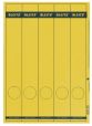 Leitz 1688 PC-beschriftbare Rückenschilder - Papier, lang/schmal, 125 Stück, gelb