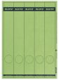 Leitz 1688 PC-beschriftbare Rückenschilder - Papier, lang/schmal, 125 Stück, grün