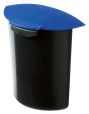 HAN Abfalleinsatz MOON – Volumen 6,0 Liter mit Deckel. Schick und praktisch für die perfekte Abfalltrennung. Für die HAN Papierkörbe 1834 und 1836, schwarz-blau, 1839-14