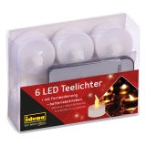 Idena LED Teelichter 6er