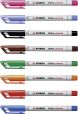 Folienstift - STABILO OHPen universal - wasserlöslich fein - 8er Pack - mit 8 verschiedenen Farben