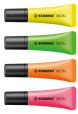 Textmarker - STABILO NEON - 10er Colormix - 4x gelb, 2x grün, 2x orange, 2x pink