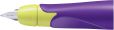 Rechtshänder-Griffstück für ergonomischen Schulfüller mit Anfänger-Feder A - STABILO EASYbirdy in violett/gelb