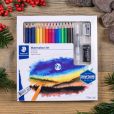 STAEDTLER 61 14610C Zeichenset Watercolour Design Journey, 18-teilig