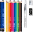 STAEDTLER 61 14610C Zeichenset Watercolour Design Journey, 18-teilig